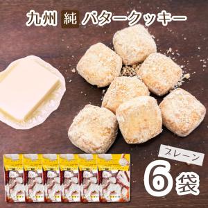 九州純バタークッキー 計6袋 お菓子の昭栄堂 お茶請け おやつ 昭栄堂 国産 無添加 和三盆 焼き菓子 プチギフト 贈り物 手土産