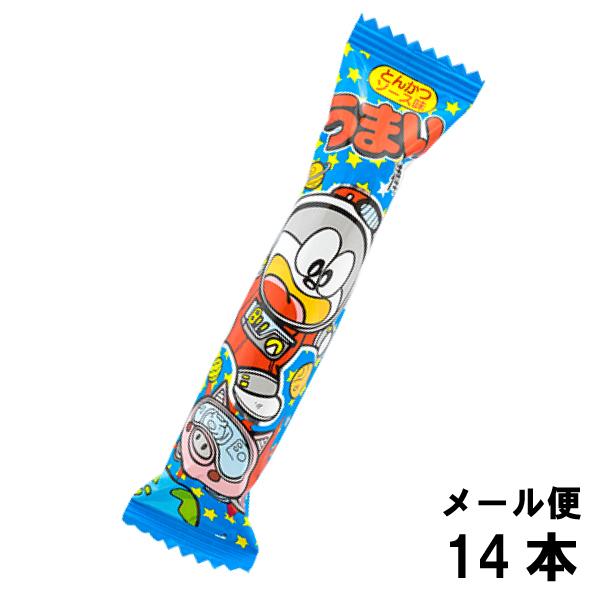 やおきん  うまい棒 とんかつソース味 5g（14個セット）駄菓子 メール便