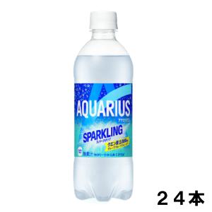 アクエリアス スパークリング 490ml 24本 （24本×1ケース） PET アクエリ スパークリング 水分補給 クエン酸 グレープフルーツ 炭酸 安心のメーカー直送