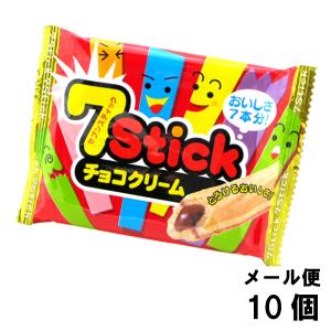 業務用菓子問屋GG駄菓子 やおきん 7本 セブンスティック チョコ ×12個