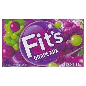ロッテ（LOTTE） Fit`sグレープミックス 12枚×10個入 : おかし