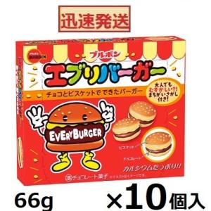 ブルボン エブリバーガー 66ｇ×10箱入 チョコ チョコビスケット BOURBON