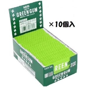 ロッテ グリーンガム業務用 100枚×10箱入(ケース販売)｜okasirenjya