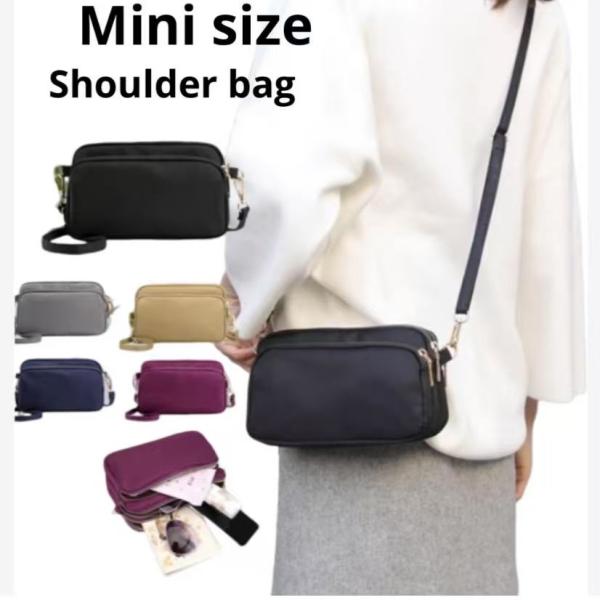 ミニショルダーバッグ軽量コンパクト設計で収納力抜群