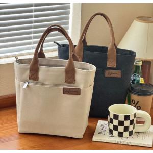 トートバッグ レディース キャンバス 仕切り ...の詳細画像4