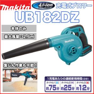 【新品】マキタ Makita UB185D 充電式ブロワ 本体のみ 18V マキタ（makita） UB185DZ 充電式ブロワ(集じん機能付き) 18V(※本体