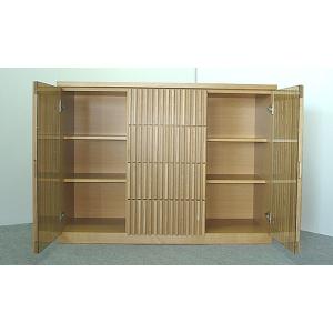 サイドボード リビング収納 収納家具 幅120...の詳細画像2