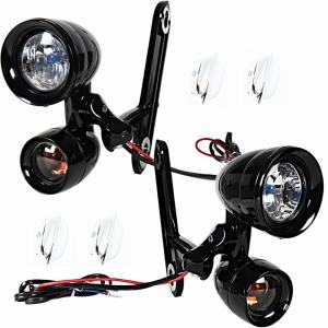 フォグランプ ウィンカー セット LED ハーレーダビッドソン ツーリング