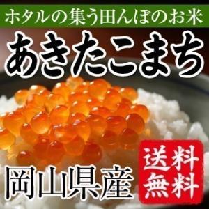 令和5年産　ほたるの集う田んぼのお米　岡山県産あきたこまち（白米）10kg(5kg×2袋） 送料無料...