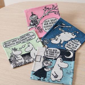 ムーミン ゴブラン織りコースター 恋するムーミンコースター【MOOMIN】敷き コースター コップ マグカップ グラス タンブラー っ越｜okayulabo