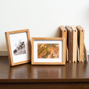 ホワイト木製額縁 2個セット (未使用品) FUJIFILM（フジフイルム） お取り寄せ フジカラー 高級 おしゃれ 額縁