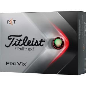 Titleist(タイトリスト)ゴルフボール 2021 Pro V1x RCT Golf Balls 【レーダー式弾道測定器] 【トラックマン】 1ダース 12個入り