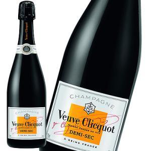 ヴーヴ クリコ ホワイトラベル ドゥミセック 箱なし シャンパン シャンパーニュ　正規品750ml