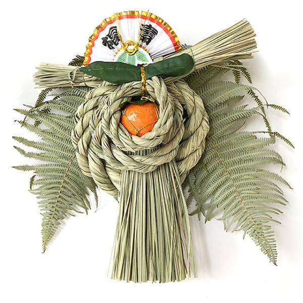 日本製 正月飾り しめ飾り しめ縄 ご当地飾り   玄関飾り （中）  伝統 自宅用 会社 オフィス...