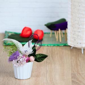 秀〆 仏花 白 紫 お盆用 お盆用品 お盆飾り...の詳細画像4