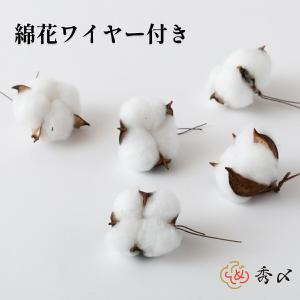 秀〆 正月飾り 材料 綿花 ワイヤー付き 3個入...の商品画像