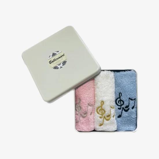 音楽 タオル ト音記号 音符 タオル ハンカチ 3枚セット ピアノ発表会 プレゼント 記念品 日本製...