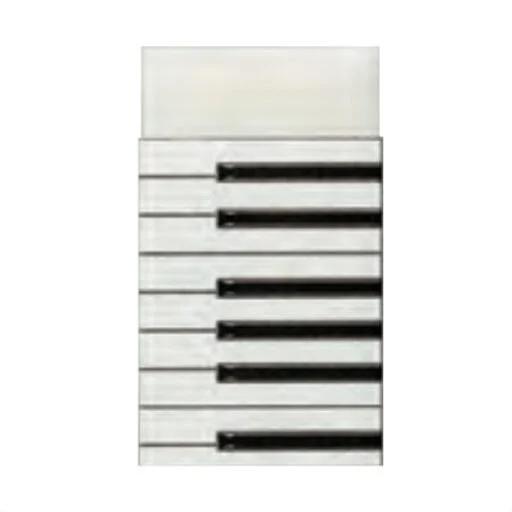 音楽 ピアノ 消しゴム ピアノ鍵盤柄 楽譜柄 ピアノ発表会 ピアノ教室 記念品 ギフト プレゼント ...