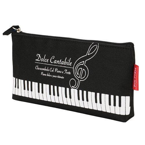 Piano line マチあり ペンケース（ドルチェ・カンタービレ） ピアノ 発表会 記念品 プレゼ...