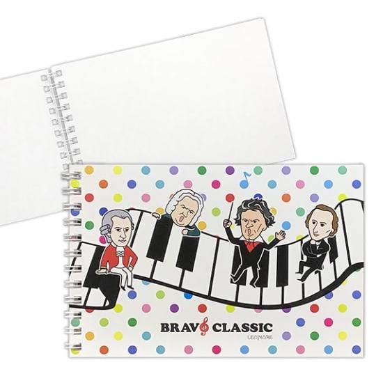 ブラボーミニスケッチブック 書きやすいリングノート リングノート おすすめ オリジナル かわいい お...