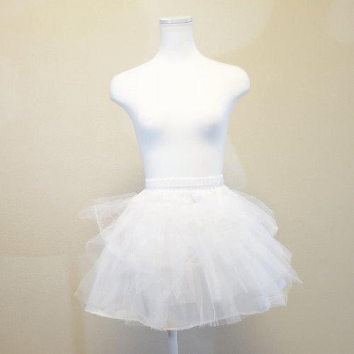 ドレスパニエ 白,子供用,身長１２０センチ,発表会 バレエ スカート