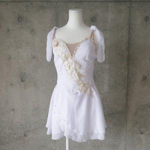 バレエ 衣装 白色 タリスマン キューピッド 真珠 妖精 ティンカーベル ジョーゼット チュニック&amp;...