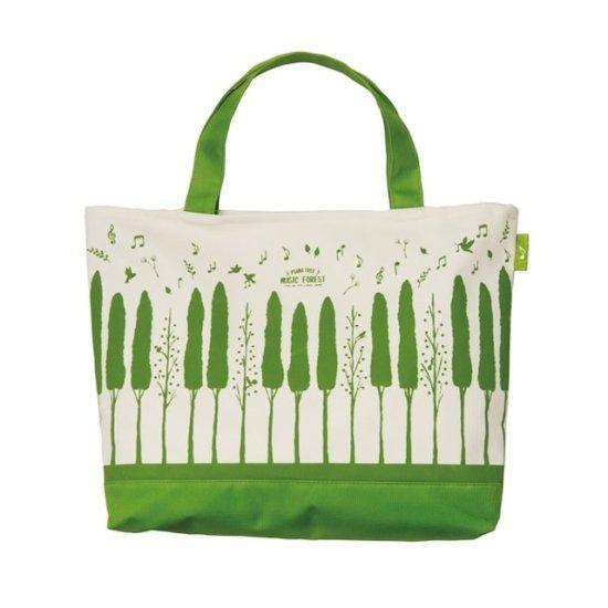 ピアノ バッグ レッスンバッグ Piano Tree グリーン トートバック
