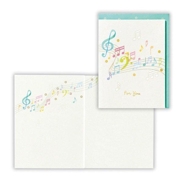 Hallmark,音符【多目的 /シャイニー ウィッシーズ】,カード,ホールマーク,音楽,ピアノ発表...