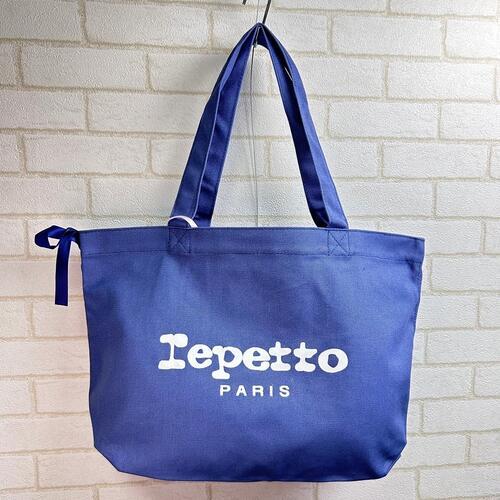 レペット バッグ repetto PARIS レペット トートバッグ Mサイズ グレーブルー色 バレ...