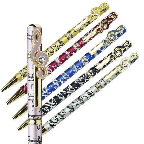 ト音記号 スワロフスキー ボールペン ピアノ発表会プレゼント ノベルティ  一番人気 使いやすい 人...