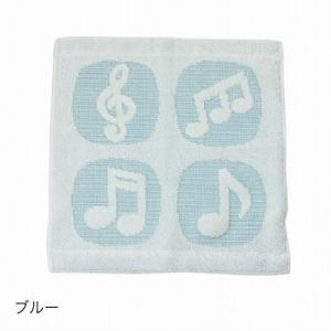 今治タオル,ジャガードミニタオル（ブルー）,ピアノ発表会プレゼント