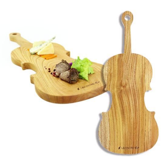 ピアノ ヴァイオリン カッティングボード お皿 ケヤキ 無垢材