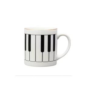 クラシカルマグカップ 鍵盤 ピアノ発表会プレゼント