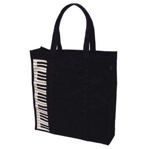 レッスンバッグ スタンダードモデル鍵盤 ブラック、ピアノ発表会プレゼント 日本製 軽い