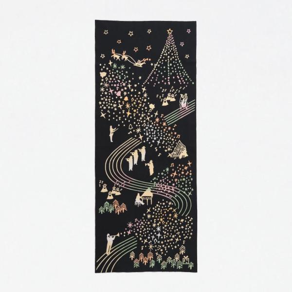 手ぬぐい X'masオーケストラ 音楽発表会プレゼント にじゆら 手ぬぐい お祝い 発表会プレゼント...