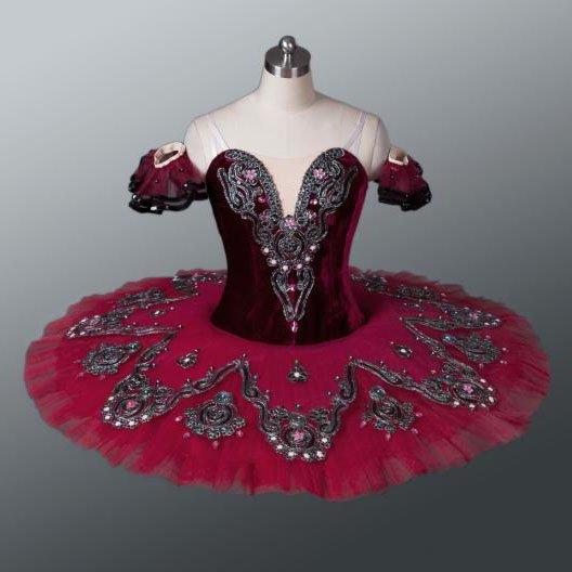 バレエ 衣装 キトリ チュチュ クラシックチュチュ レッド 大人 ジュニア キトリ パキータ エスメ...