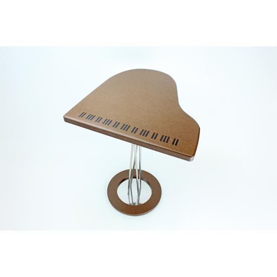 木製ピアノサイドテーブル MDF サイドテーブル おすすめ かわいい おしゃれ グレー ピアノ発表会...