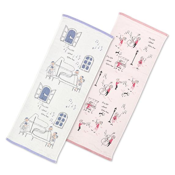 フェイスタオル リフレイン ピアノデュオ 発表会 プレゼント おすすめ おしゃれ プチプラ かわいい...