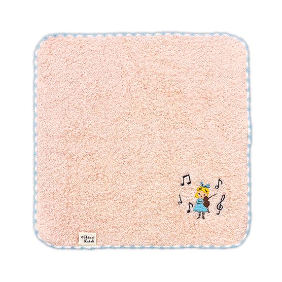 ポワポワチックタオルチーフ ミュージックガール ハンドタオル 発表会 プレゼント おすすめ おしゃれ...