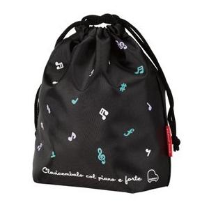 ピアノ バッグ Piano line 巾着袋（音符）,ピアノ発表会プレゼント,記念品