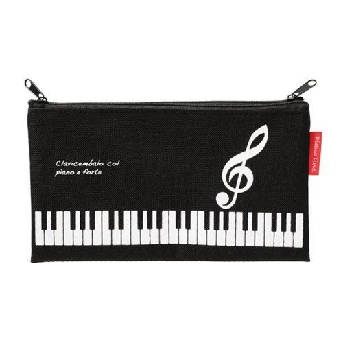 Piano line ４ポケットペンケース（ト音記号）　ピアノライン ピアノ 発表会 記念品 プレゼ...