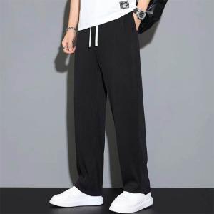 2枚セット 接触冷感 ワイドパンツ メンズ 冷...の詳細画像3