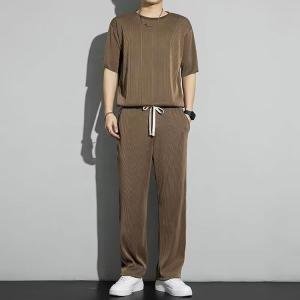 アイスシルク セットアップ メンズ 2点セット...の詳細画像3