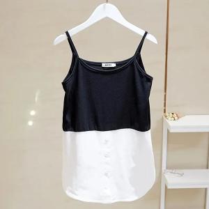 レイヤード キャミソール タンクトップ 2タイ...の詳細画像1