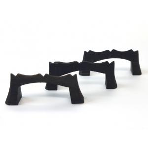 三線 デザイン 黒檀 ウマ  3個セット 沖縄 三線 うま 駒　黒木