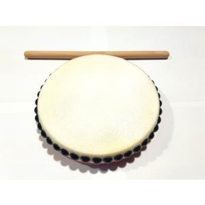 直径18cm パーランクー 中 バチ1本付き エイサー 太鼓