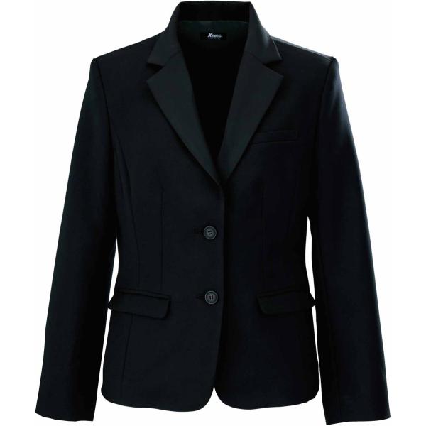 事務服 ジーベック 40010 黒 レディスジャケット