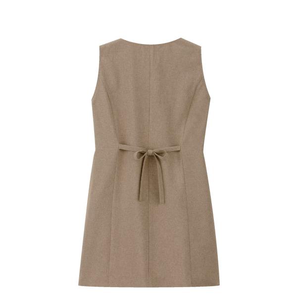 ハネクトーン チュニックベスト カフェオレブラウン WP757-5