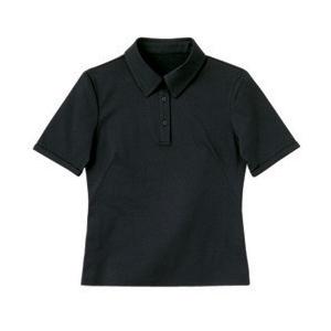ハネクトーン 半袖きれいポロシャツ 天竺 ブラック WP301-8