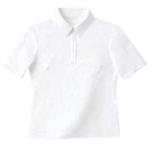 ハネクトーン 半袖きれいポロシャツ 天竺 ホワイト WP301-17